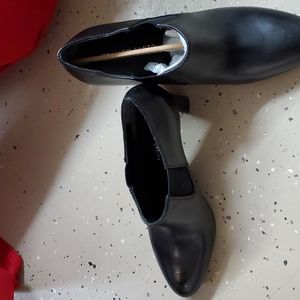 Brand new leather booties